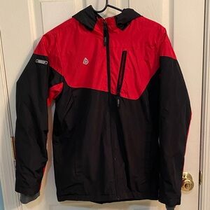 London Fog Kids coat - Red and Black